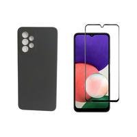 Kit Capa Aveludada + Pelicula 3d 9d Para Galaxy A33 5g 6.4"