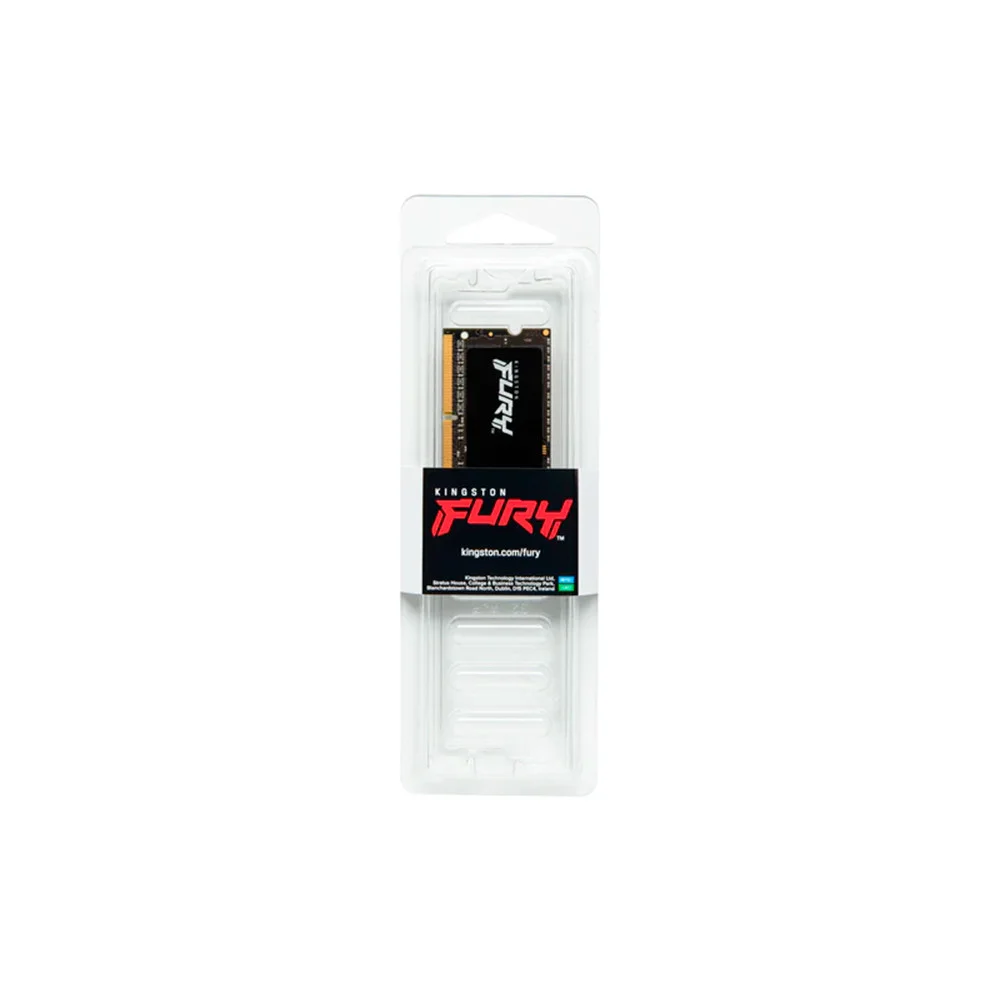 Imagem 3 de 5 do produto Memória Kingston Fury Impact SODIMM, 8GB, 2666MHz, DDR4, Para Notebook, Black - KF426S15IB/8