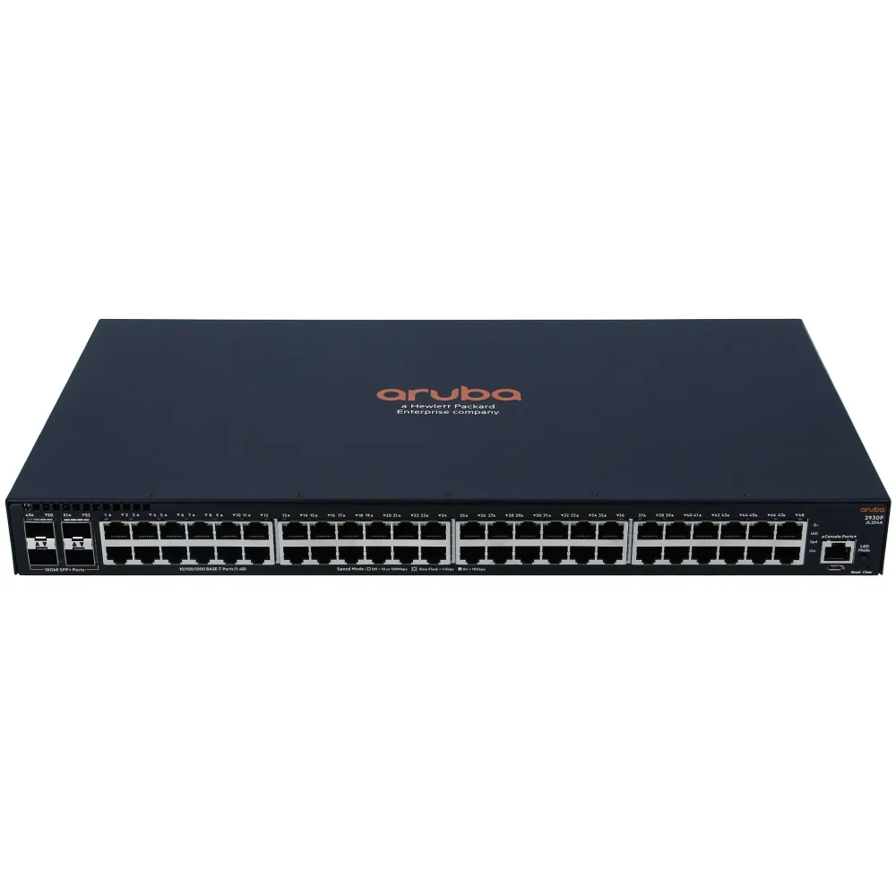 HPE Aruba JL254A 2930F 48G 4SFP+ Ethernet Switch JL254-60001 初期化済み 動作品 [NW100]
