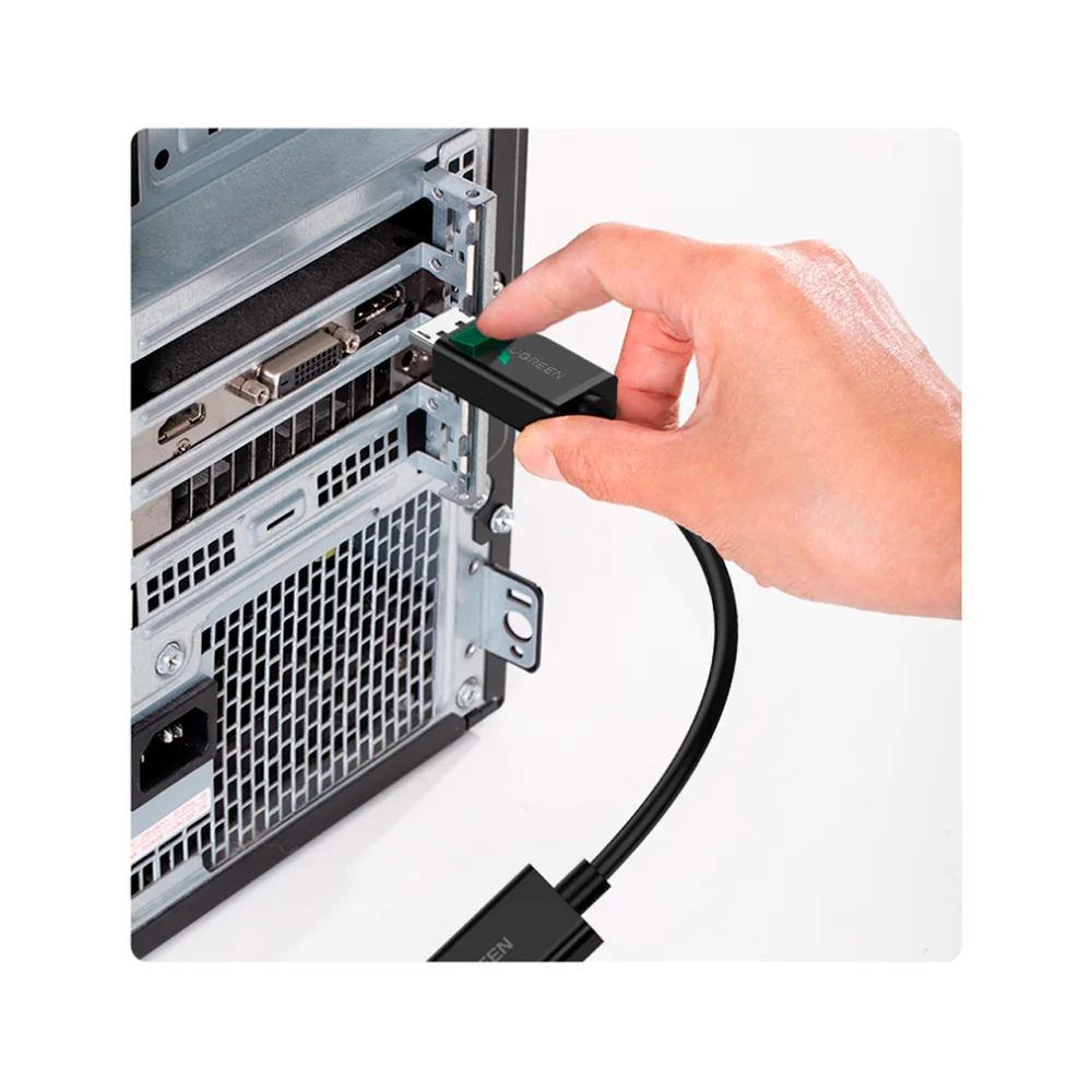 Imagem 3 de 5 do produto Adapatador Displayport Para HDMI FULL HD 4k Ugreen