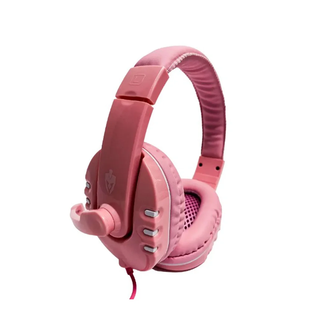 Imagem 2 de 5 do produto Kit Gamer Evolut Eg-53 Mouse, Teclado E Headset, Rosa
