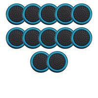 6 Pares De Grips P/ Controle Anti Derrapante Silicone Botão Analógico Do Joystick Cor: Azul Claro