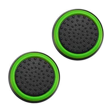 1 Par De Grips P/ Controle Anti Derrapante Silicone Botão Analógico Do Joystick Cor: Verde Claro