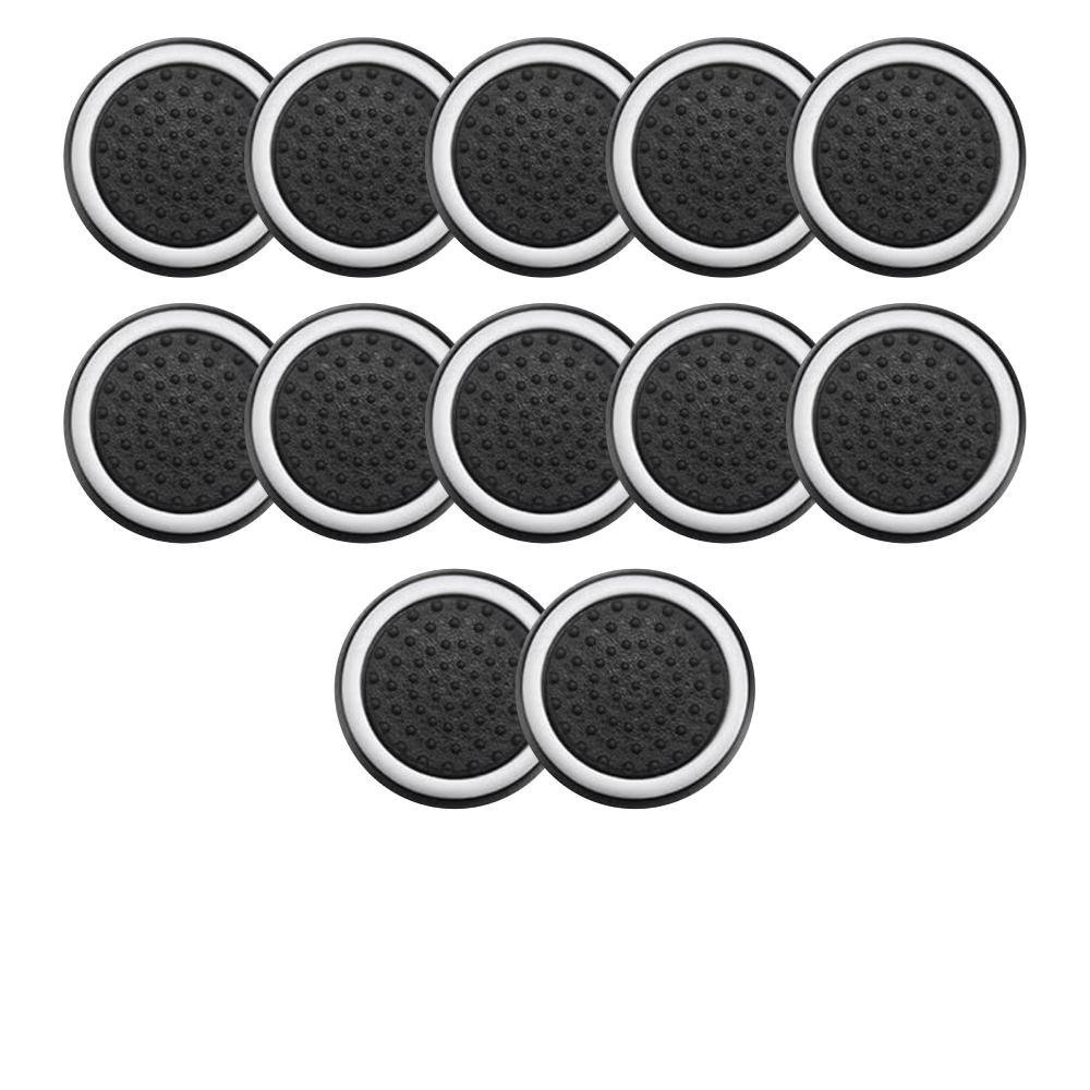 Oferta de 6 pares de grips p/ controle anti derrapante silicone botão analógico do joystick cor: branco
