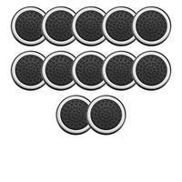 6 Pares De Grips P/ Controle Anti Derrapante Silicone Botão Analógico Do Joystick Cor: Branco