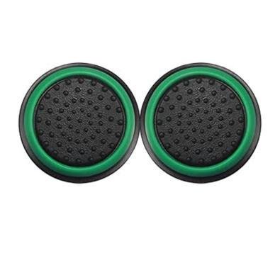 1 Par De Grips P/ Controle Anti Derrapante Silicone Botão Analógico Do Joystick Cor: Verde Escuro
