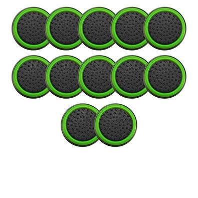 6 Pares De Grips P/ Controle Anti Derrapante Silicone Botão Analógico Do Joystick Cor: Verde Claro