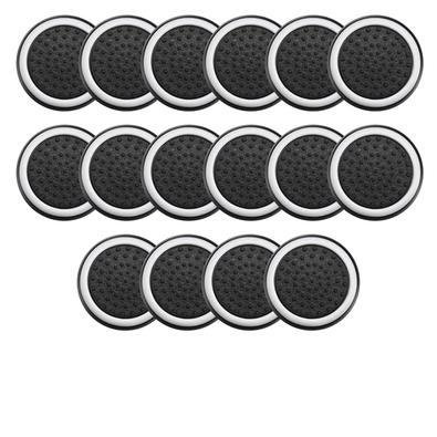 8 Pares De Grips P/ Controle Anti Derrapante Silicone Botão Analógico Do Joystick Cor: Branco
