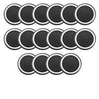 8 Pares De Grips P/ Controle Anti Derrapante Silicone Botão Analógico Do Joystick Cor: Branco