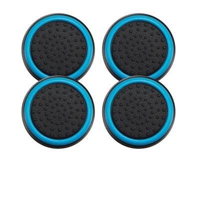 2 Pares De Grips P/ Controle Anti Derrapante Silicone Botão Analógico Do Joystick Cor: Azul Claro