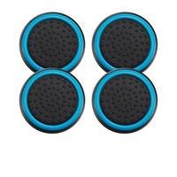 2 Pares De Grips P/ Controle Anti Derrapante Silicone Botão Analógico Do Joystick Cor: Azul Claro
