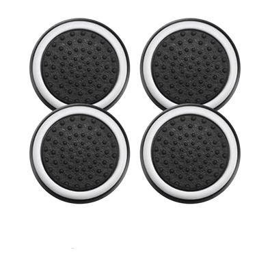 2 Pares De Grips P/ Controle Anti Derrapante Silicone Botão Analógico Do Joystick Cor: Branco