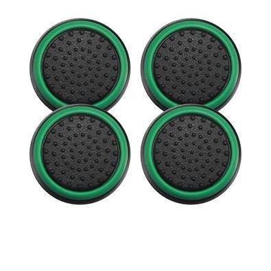 2 Pares De Grips P/ Controle Anti Derrapante Silicone Botão Analógico Do Joystick Cor: Verde Escuro