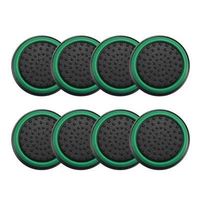 4 Pares De Grips P/ Controle Anti Derrapante Silicone Botão Analógico Do Joystick Cor: Verde Escuro.