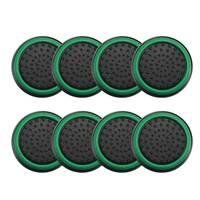 4 Pares De Grips P/ Controle Anti Derrapante Silicone Botão Analógico Do Joystick Cor: Verde Escuro.