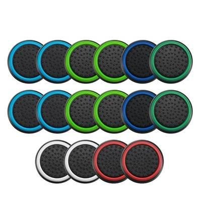 8 Pares De Grips P/ Controle Anti Derrapante Silicone Botão Analógico Do Joystick Cor: Aleatória.