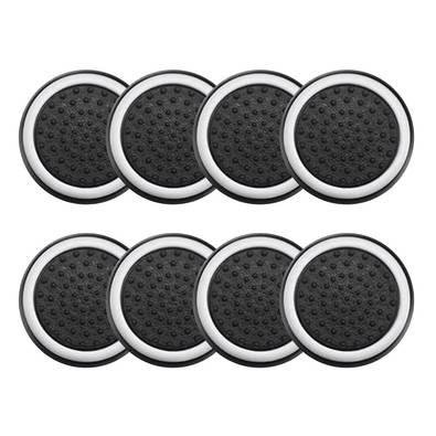 4 Pares De Grips P/ Controle Anti Derrapante Silicone Botão Analógico Do Joystick Cor: Branco.