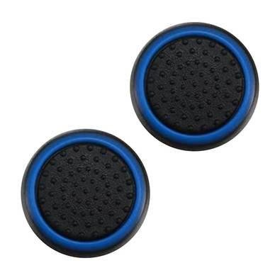 1 Par De Grips P/ Controle Anti Derrapante Silicone Botão Analógico Do Joystick Cor: Azul Escuro