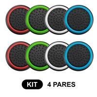 Grips, 4 Pares, Para Controle, Anti Derrapante, Silicone, Botão Analógico Do Joystick