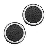 1 Par De Grips P/ Controle Anti Derrapante Silicone Botão Analógico Do Joystick Cor: Branco