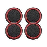 2 Pares De Grips P/ Controle Anti Derrapante Silicone Botão Analógico Do Joystick Cor: Vermelho.