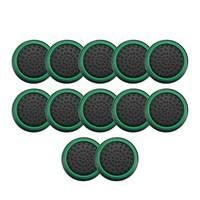 6 Pares De Grips P/ Controle Anti Derrapante Silicone Botão Analógico Do Joystick Cor: Verde Escuro.