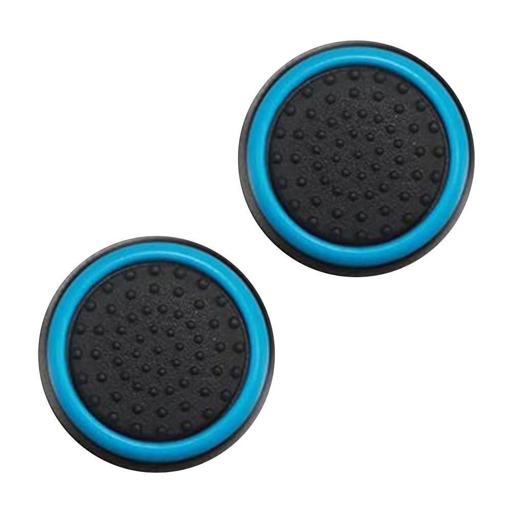 Oferta de 2 Pares De Grips P/ Controle Anti Derrapante Silicone Botão Analógico Do Joystick Cor: Azul Escuro.