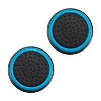 1 Par De Grips P/ Controle Anti Derrapante Silicone Botão Analógico Do Joystick Cor: Azul Claro