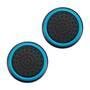 1 Par De Grips P/ Controle Anti Derrapante Silicone Botão Analógico Do Joystick Cor: Azul Claro