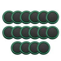 8 Pares De Grips P/ Controle Anti Derrapante Silicone Botão Analógico Do Joystick Cor: Verde Escuro.