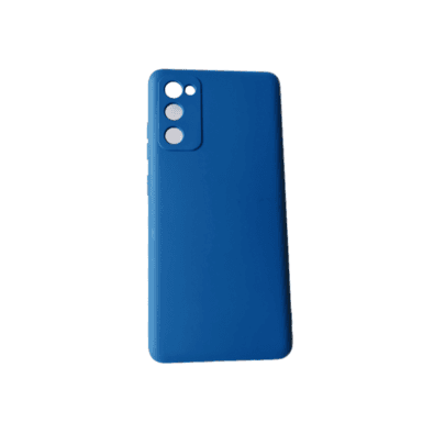 Capinha C/ Veludo Compatível S20 Fe Galaxy Tela 6.5 Azul