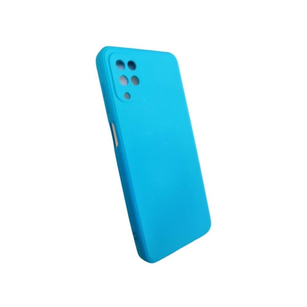 Imagem 3 de 3 do produto Capa Capinha Case Aveludada Compatível A12 Samsung Tela 6.5" Cor:azul