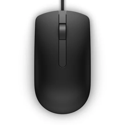 Mouse Óptico Dell Ms116 Preto