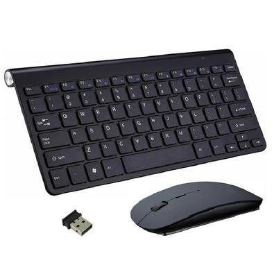 Teclado e Mouse Sem Fio, H maston, Respingo líquido, Preto