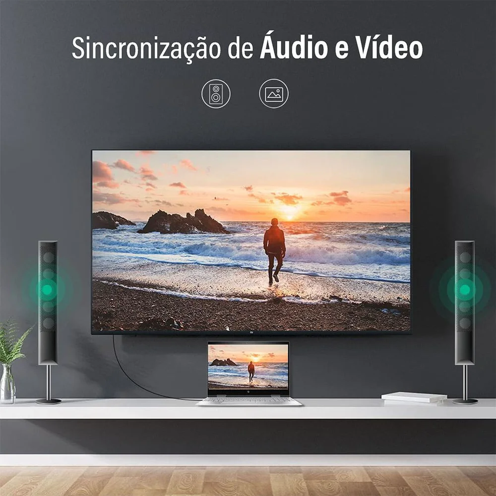Imagem 4 de 5 do produto Cabo Ugreen Mini Dp, Thunderbolt 1 2, Displayport, 1.5m