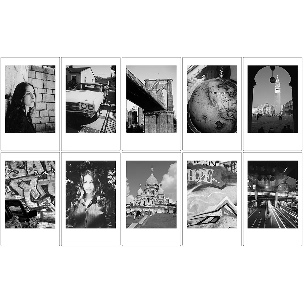 Imagem 3 de 5 do produto Filme Instax Mini Monochrome Com 10 Fotos - Fujifilm