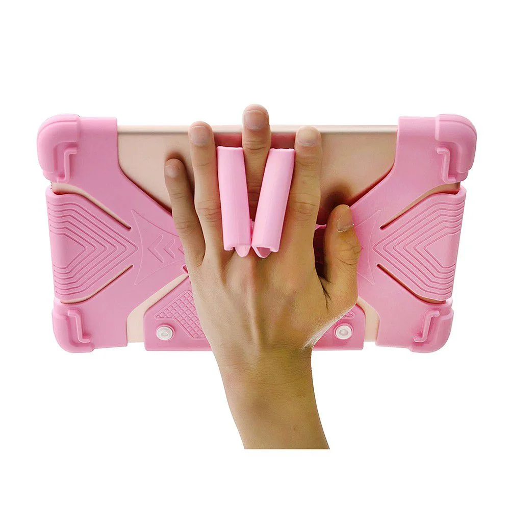 Imagem 2 de 5 do produto Capa Universal De Silicone Para Tablet 7"-7.9" Rosa Un779p Geonav