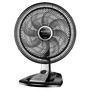 Ventilador De Mesa Mondial Turbo, 8 Pás, 40 Cm, Vtx-40-8p-cr, 127v, Preto/Prata