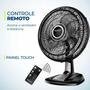 Ventilador De Mesa Mondial Turbo, 8 Pás, 40 Cm, Vtx-40-8p-cr, 127v, Preto/Prata