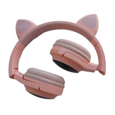 Fone De Ouvido Bluetooth Orelha Gatinho Infantil Led Sem Fio - Cem  Tecnologias