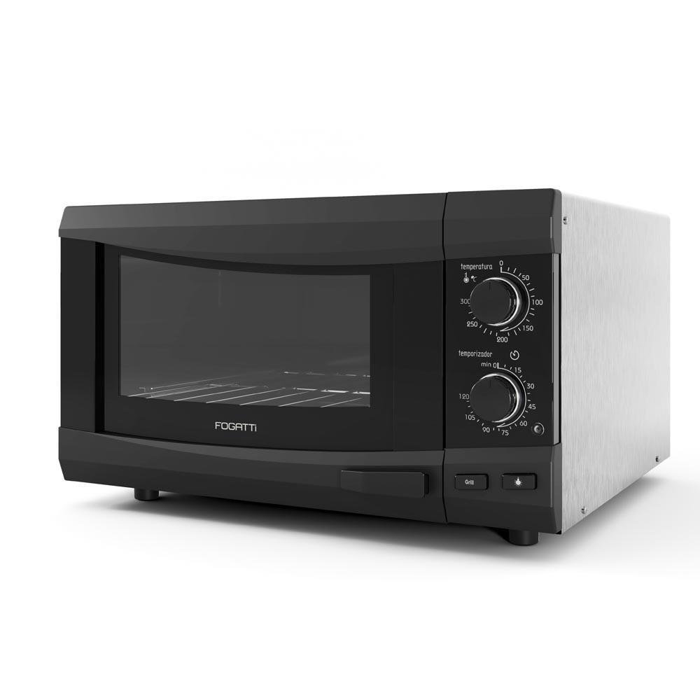 Forno 45l Fogatti Preto/inox - Elétrico - Super New - 110v
