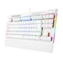 Teclado Mecânico Gamer Redragon Magic-Wand Pro RGB, Switch Vermelho, ABNT2, Branco - K587w-RGB