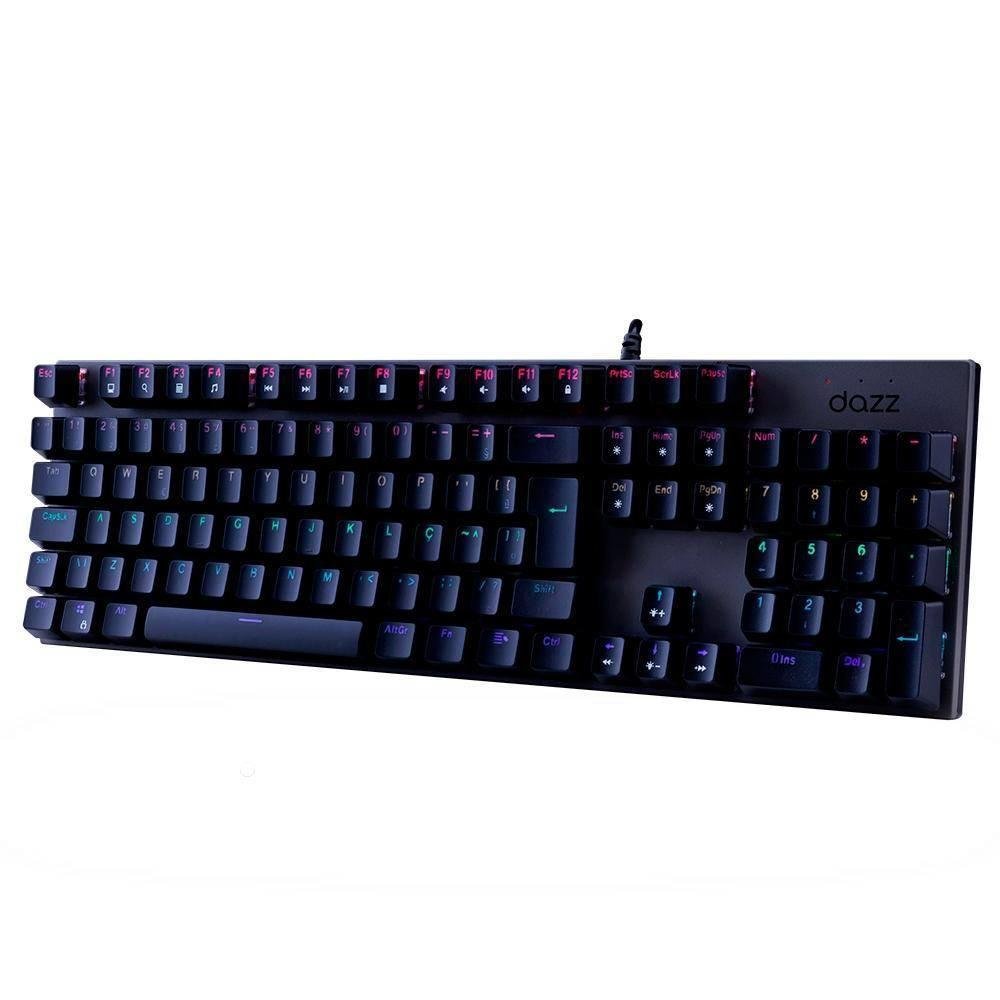 Teclado Mecânico Gamer Dazz 3x PRO V2 ABNT2 KaBuM