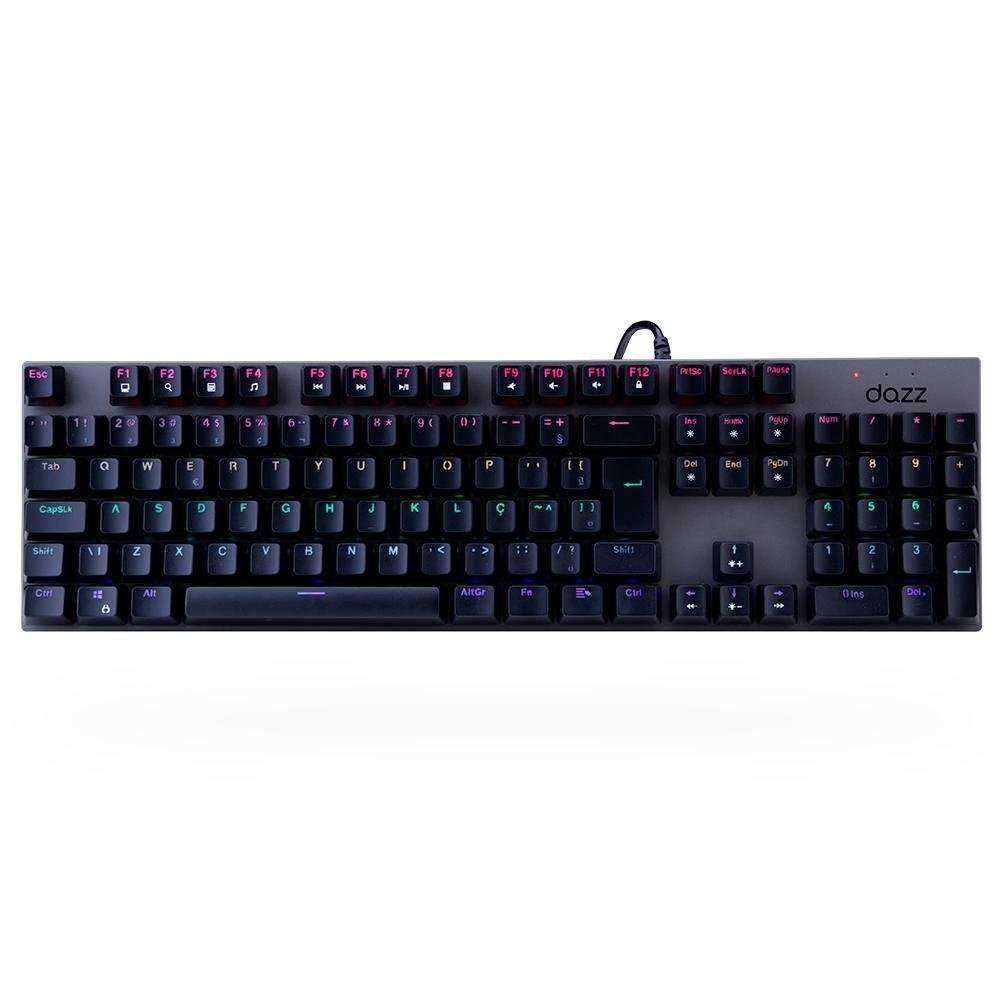 ino♡ Teclado Mecânico Gamer Dazz 3x PRO V2 ABNT2 KaBuM