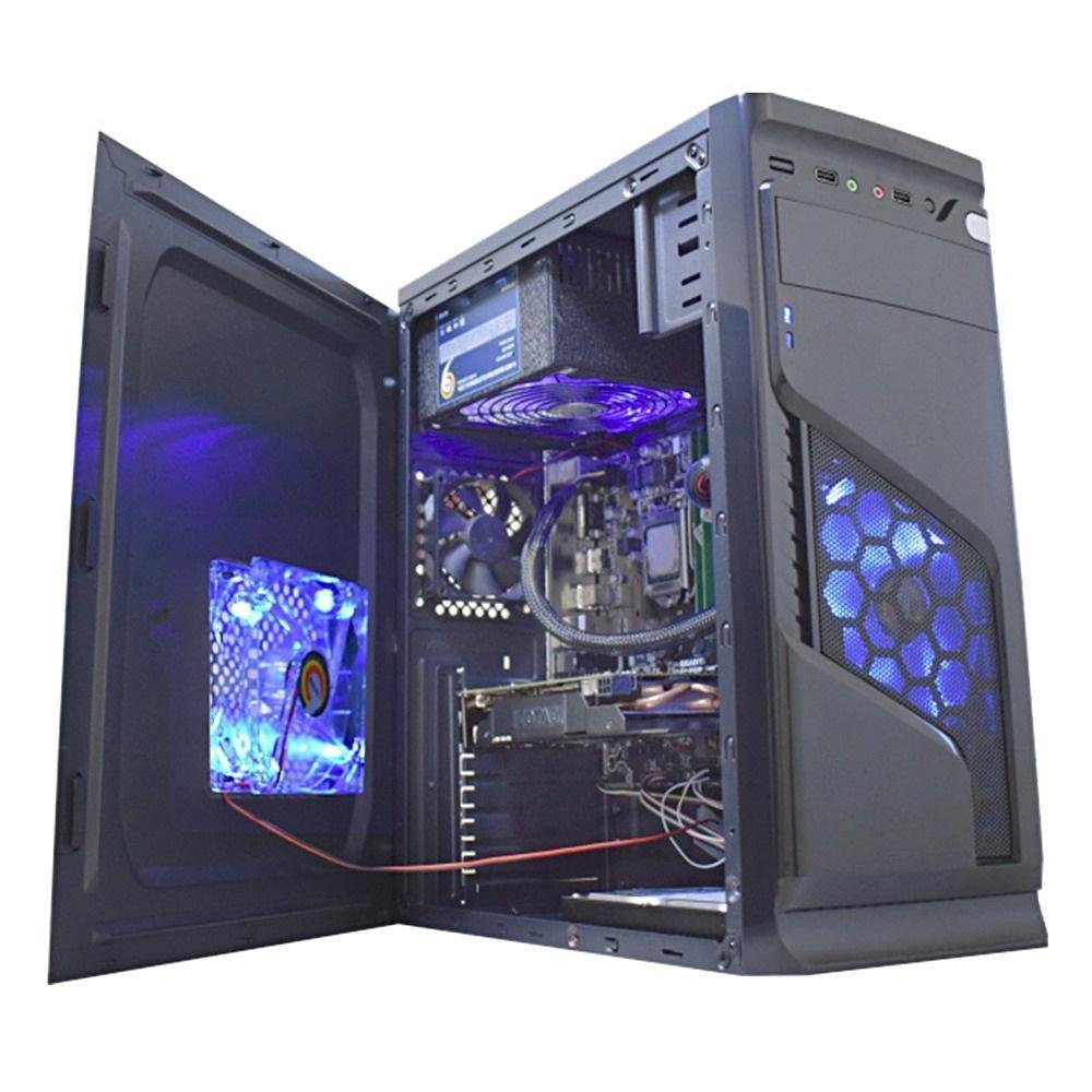 PC Gamer Megaview, Intel i3-10100F, 8GB, SSD 240 GForce, GT210-1GB, Windows 10 Pro, Teclado e Mouse e Headset P2 - view 4