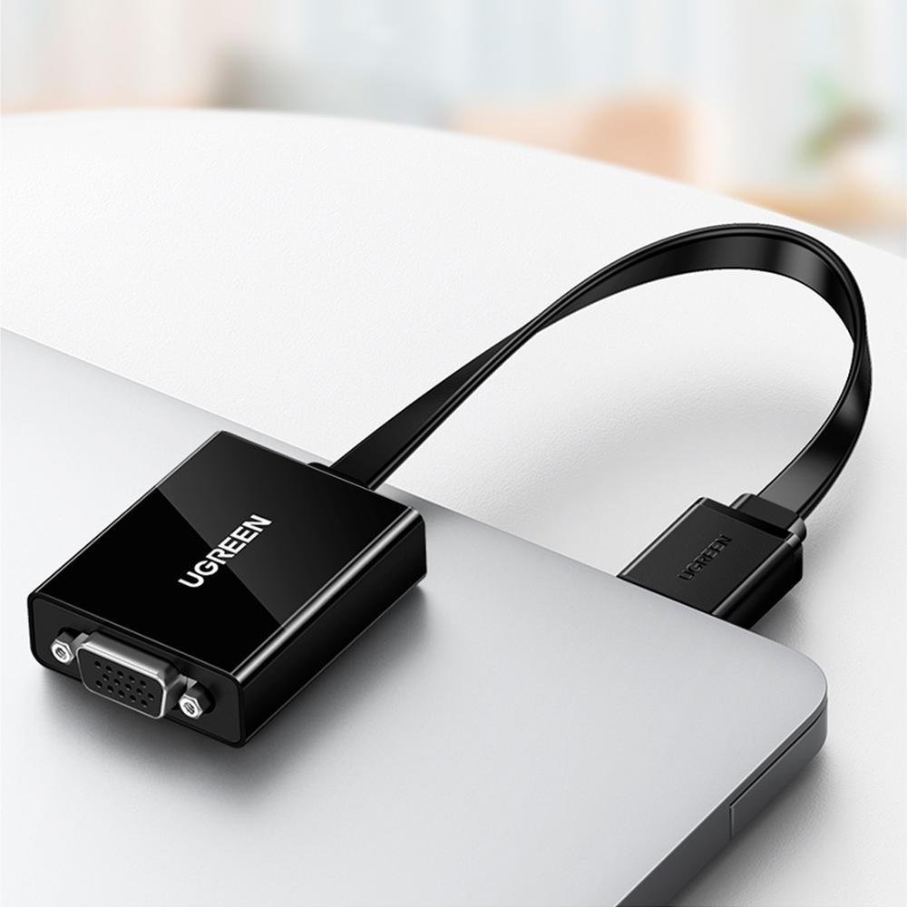 Ugreen Adaptador HDMI Para VGA Audio P2 KaBuM