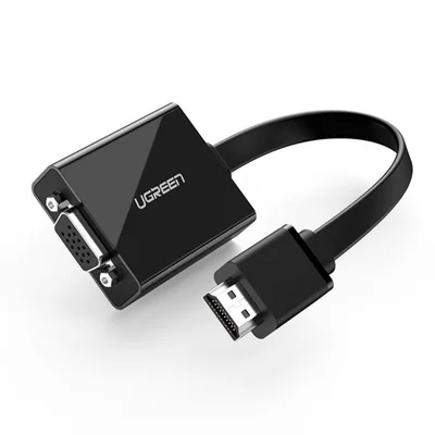 Ugreen Adaptador HDMI Para VGA + Audio P2 Alimentado USB Ps4