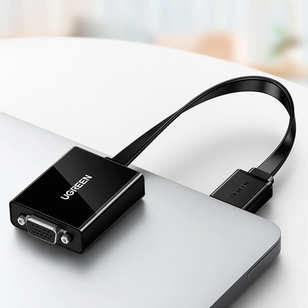 Imagem 2 de 5 do produto Ugreen Adaptador HDMI Para VGA + Audio P2 Alimentado USB Ps4