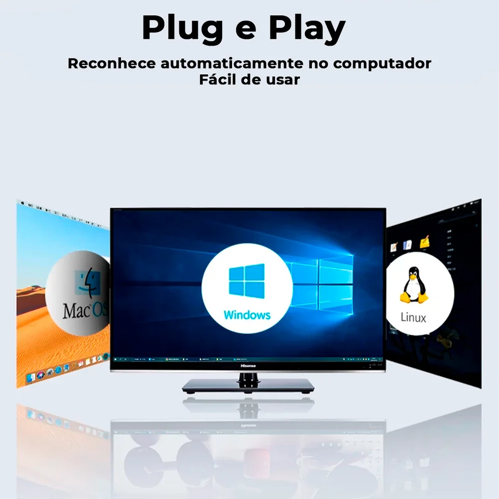 Imagem 2 de 5 do produto Adaptador USB C Para USB B 2.0 Ugreen Impressora Scanner