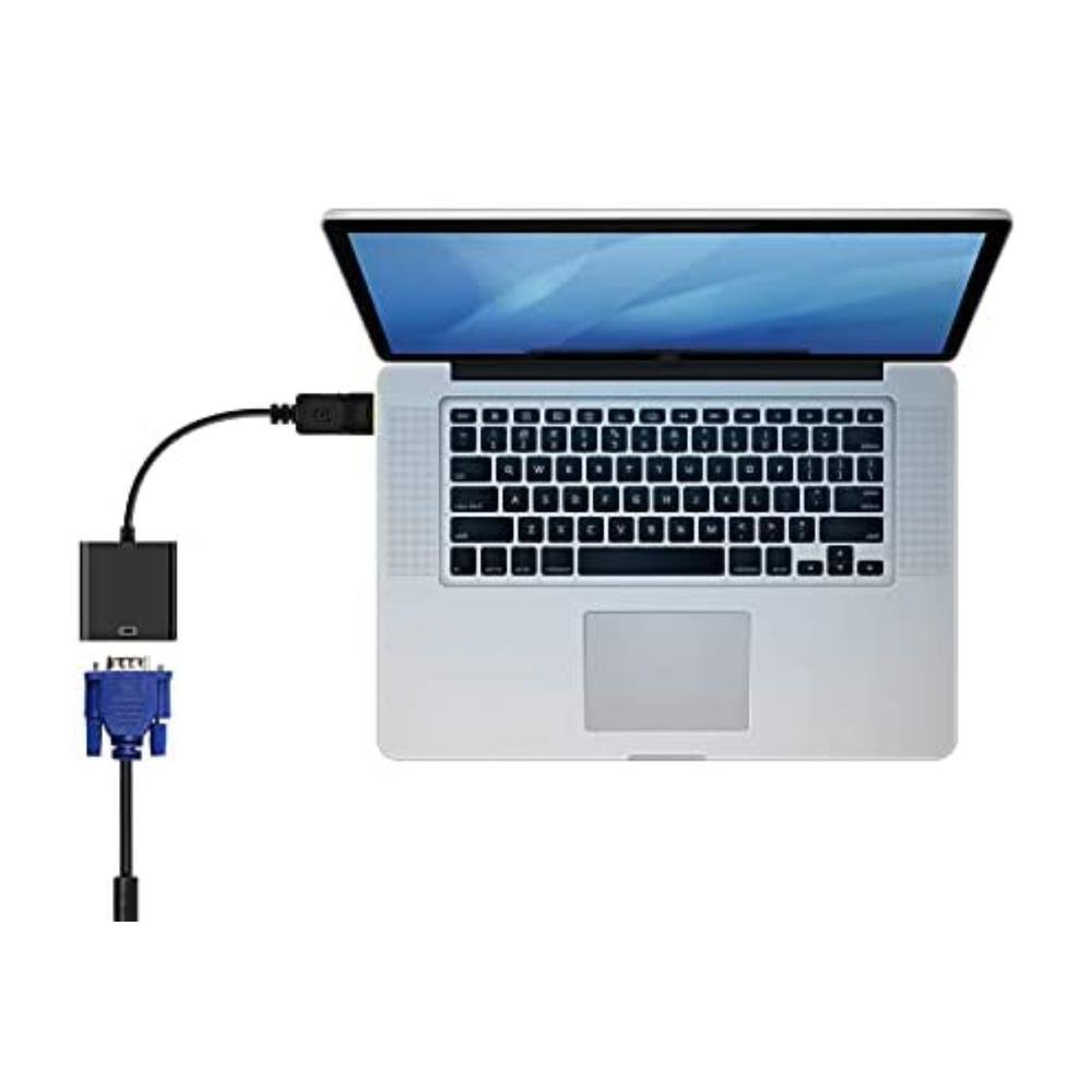 Imagem 4 de 5 do produto Cabo Adaptador Conversor Displayport Macho Para VGA Fêmea Ctech, Preto
